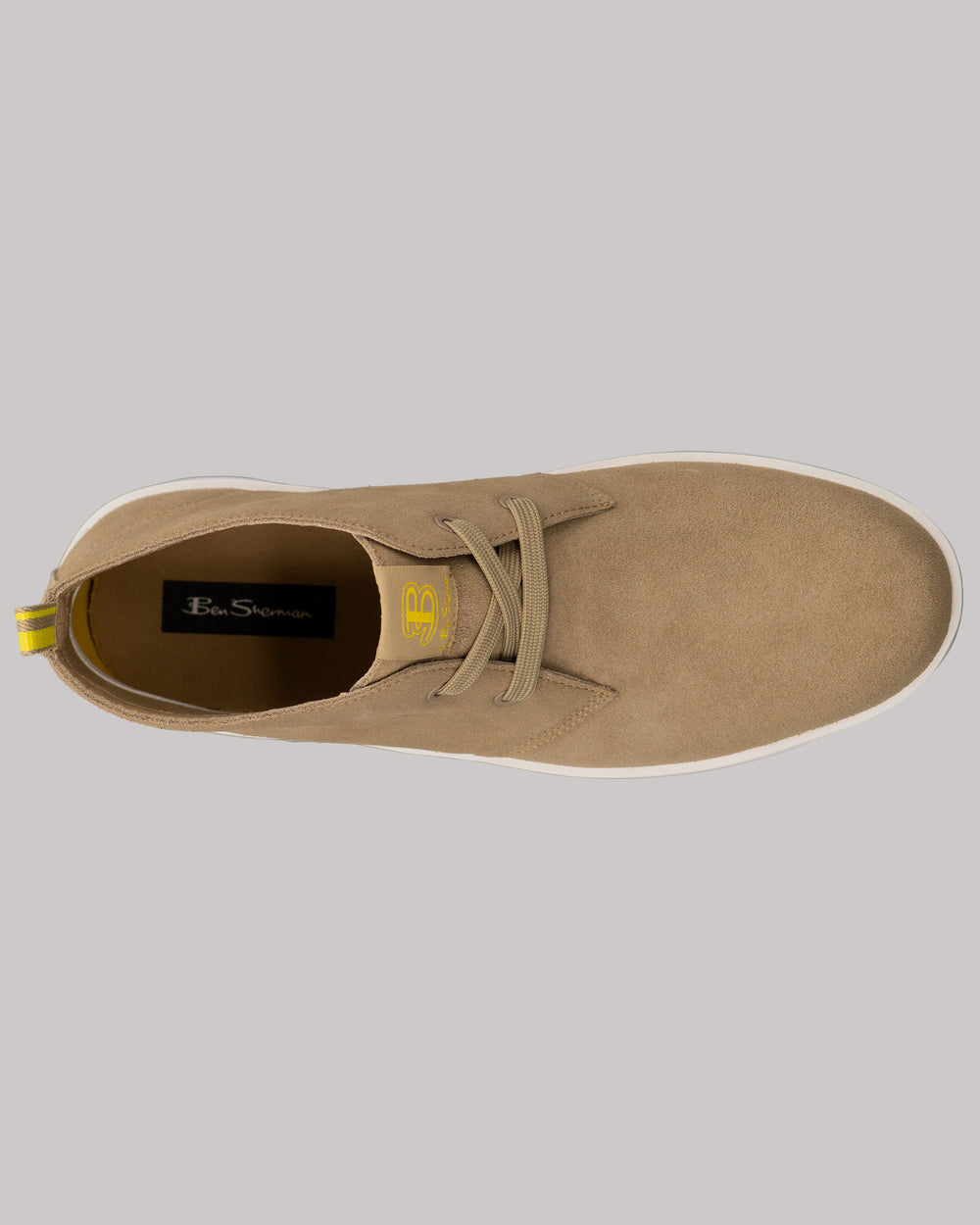 Botte Ben Sherman Thames Chukka Marron Blanche Jaune | REG-92720033